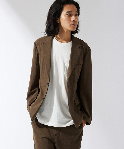 JOURNAL STANDARD(ジャーナルスタンダード)の「”吸水速乾 / 接触冷感” EVALET ストレッチ ウォッシャブル 2Bジャケット(テーラードジャケット・メンズ・グレー/ブラウン系その他/ダークブルー・SMALL/MEDIUM/LARGE)」の17枚目の写真