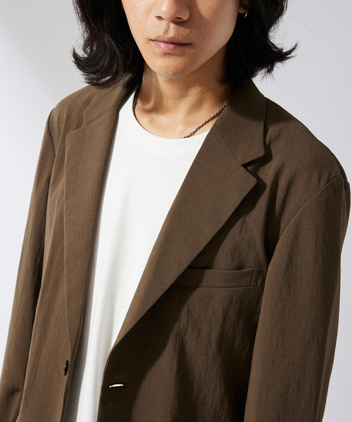 JOURNAL STANDARD(ジャーナルスタンダード)の「”吸水速乾 / 接触冷感” EVALET ストレッチ ウォッシャブル 2Bジャケット(テーラードジャケット・メンズ・グレー/ブラウン系その他/ダークブルー・SMALL/MEDIUM/LARGE)」の22枚目の写真