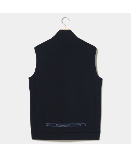 セール】【Rosasen/GOLF】ジャカードメッシュ×タフタベスト（ベスト