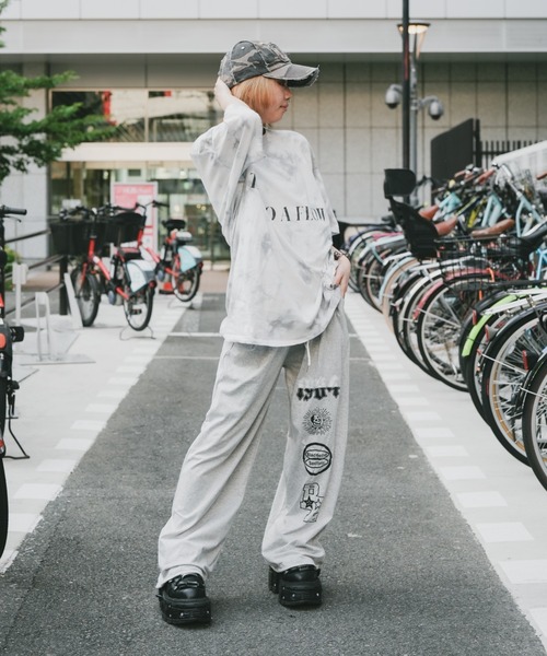 セール】グラフィック ロゴ スカル ストリートデザイン ルーズ