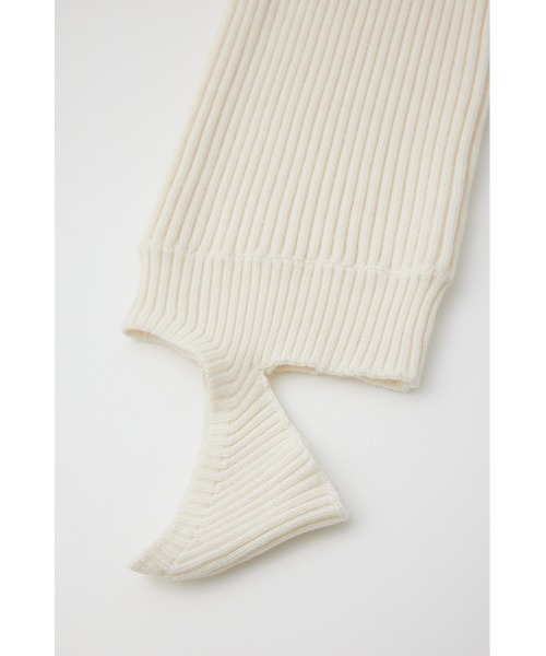 SLY（スライ）の「LOOSE TRENKA SOCKS ルーズ トレンカ ソックス（ソックス/靴下・レディース・ブラック/オフホワイト・FREE）」の6枚目の写真