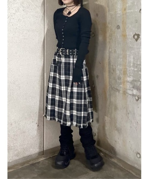 SLY（スライ）の「LOOSE TRENKA SOCKS ルーズ トレンカ ソックス（ソックス/靴下・レディース・ブラック/オフホワイト・FREE）」の17枚目の写真