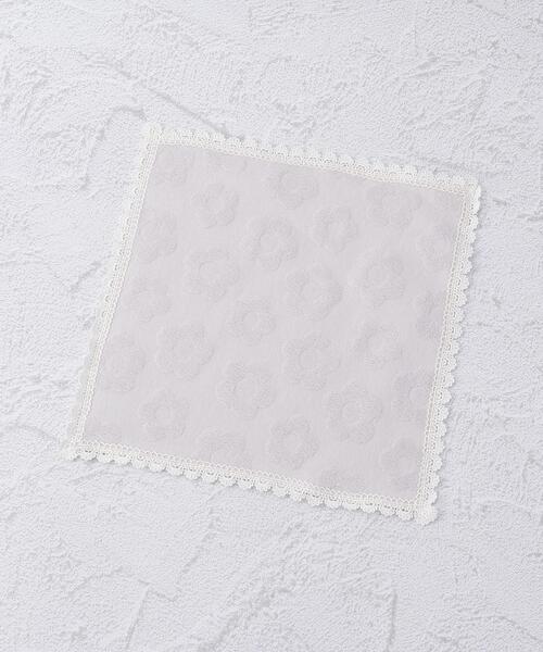 MARY QUANT タオルハンカチ ニットレース（ハンカチ/ハンドタオル