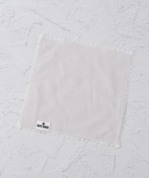 one'sterrace（ワンズテラス）の「MARY QUANT タオルハンカチ ニットレース（ハンカチ/ハンドタオル・レディース・アイボリー系8/グレー系4・55）」の4枚目の写真