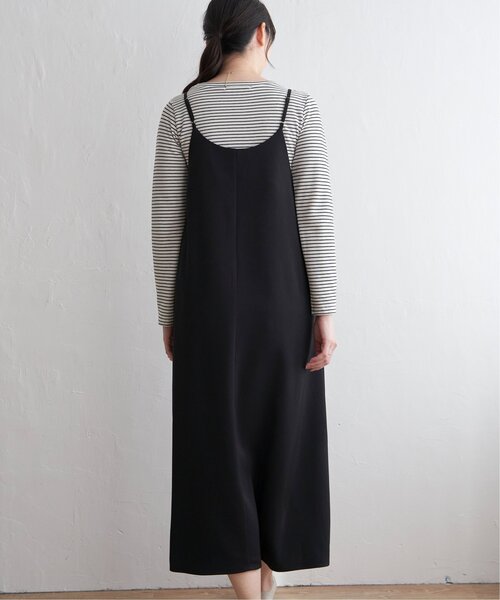 ikka（イッカ）の「【2点セット】キャミワンピアンサンブル（ワンピース・レディース・ベージュ/ブラック・S/M/L）」の9枚目の写真