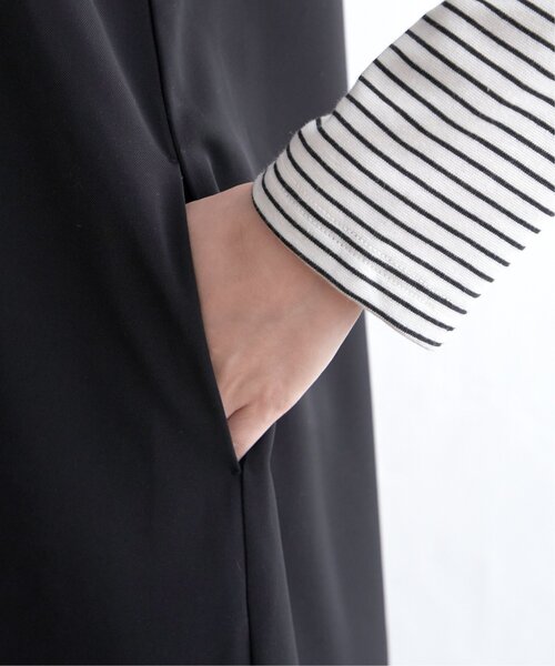 ikka（イッカ）の「【2点セット】キャミワンピアンサンブル（ワンピース・レディース・ベージュ/ブラック・S/M/L）」の13枚目の写真