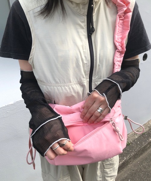 CONTROL FREAK / CTFK（コントロールフリーク）の「CONTROL FREAK(コントロールフリーク)シアーアームカバー（アームカバー・レディース・ブラック/ブルー/アイボリー・FREE）」の9枚目の写真