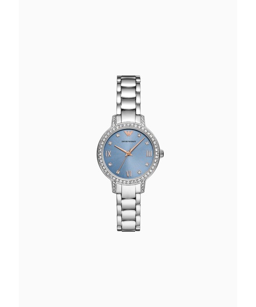 EMPORIO ARMANI(エンポリオアルマーニ)の「【エンポリオ アルマーニ】3針ウォッチ ステンレススチール(アナログ腕時計・レディース・その他1・FREE)」の1枚目の写真