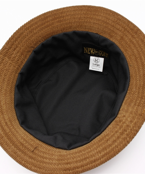 NEW YORK HAT（ニューヨークハット）の「NEW YORK HAT CORDUROY BUCKET RUST （ハット・メンズ・ブラウン系その他・L/M/XL）」の4枚目の写真