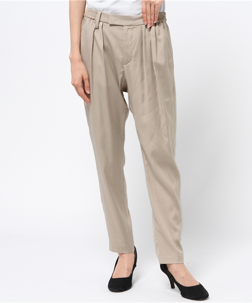 JOURNAL STANDARD（ジャーナルスタンダード）の「キュプラモダール タックパンツ#（その他パンツ・レディース・ベージュ/カーキ/ブラック・36/40/38）」の9枚目の写真