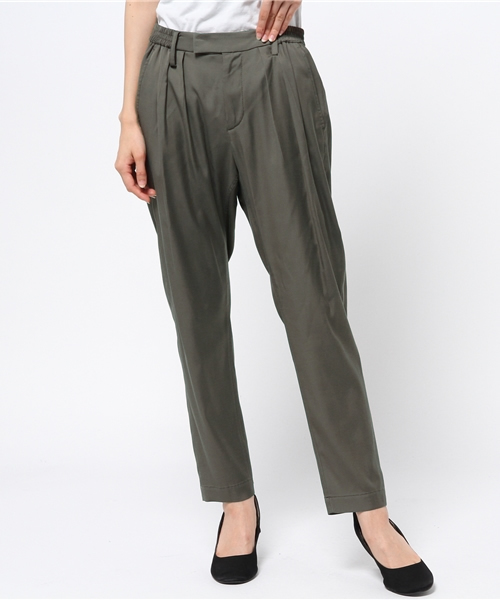 JOURNAL STANDARD（ジャーナルスタンダード）の「キュプラモダール タックパンツ#（その他パンツ・レディース・ベージュ/カーキ/ブラック・36/40/38）」の10枚目の写真