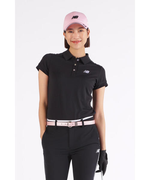 New Balance Golf(ニューバランスゴルフ)の「【new balance golf】こかげMAX 半袖 カラーシャツ (WOMENS WORLD)(シャツ/ブラウス・レディース・ホワイト/ピンク系その他2/ブラック/グレー系その他2・SMALL/MEDIUM/LARGE)」の2枚目の写真
