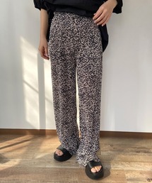 セルフカット柄プリーツパンツ