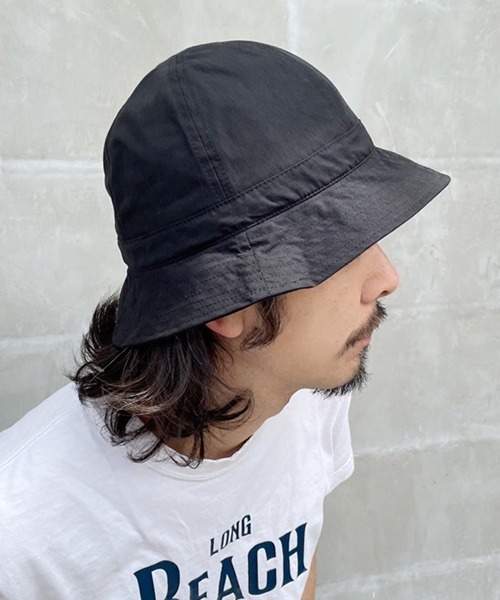 polcadot(ポルカドット)の「COTTON NYLON METRO HAT/コットン ナイロン メトロハット(ハット・レディース・ブラック/カーキ/ベージュ/ネイビー・FREE)」の12枚目の写真