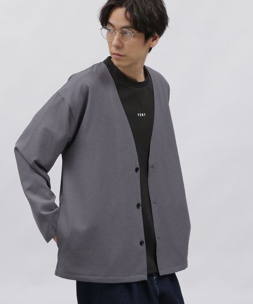 LAKOLE（ラコレ）の「クリンクルカーデ / 107200（カーディガン/ボレロ・メンズ・ブルー/ブラック/チャコール・MEDIUM/LARGE/X-LARGE）」の3枚目の写真