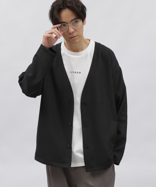 LAKOLE（ラコレ）の「クリンクルカーデ / 107200（カーディガン/ボレロ・メンズ・ブルー/ブラック/チャコール・MEDIUM/LARGE/X-LARGE）」の2枚目の写真