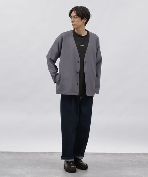 LAKOLE（ラコレ）の「クリンクルカーデ / 107200（カーディガン/ボレロ・メンズ・ブルー/ブラック/チャコール・MEDIUM/LARGE/X-LARGE）」の6枚目の写真