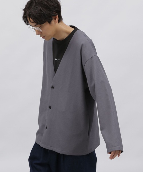 LAKOLE（ラコレ）の「クリンクルカーデ / 107200（カーディガン/ボレロ・メンズ・ブルー/ブラック/チャコール・MEDIUM/LARGE/X-LARGE）」の7枚目の写真