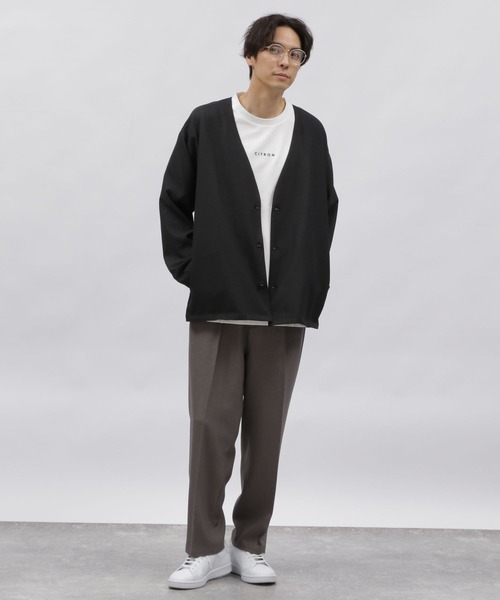 LAKOLE（ラコレ）の「クリンクルカーデ / 107200（カーディガン/ボレロ・メンズ・ブルー/ブラック/チャコール・MEDIUM/LARGE/X-LARGE）」の4枚目の写真