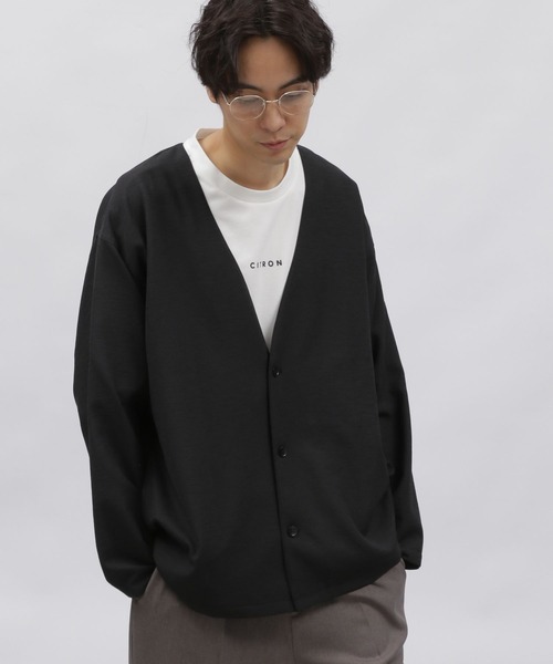 LAKOLE（ラコレ）の「クリンクルカーデ / 107200（カーディガン/ボレロ・メンズ・ブルー/ブラック/チャコール・MEDIUM/LARGE/X-LARGE）」の5枚目の写真