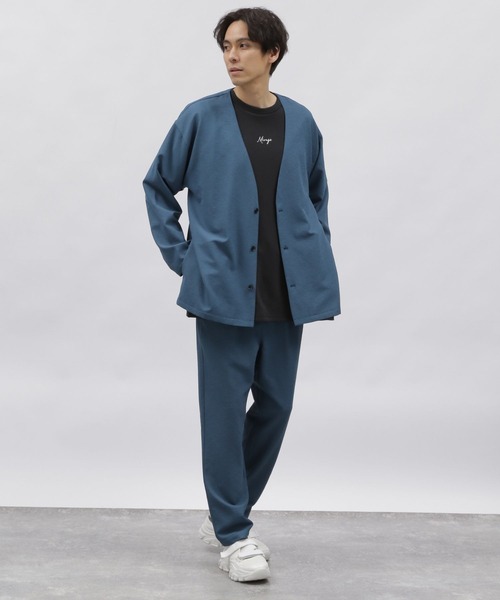 LAKOLE（ラコレ）の「クリンクルカーデ / 107200（カーディガン/ボレロ・メンズ・ブルー/ブラック/チャコール・MEDIUM/LARGE/X-LARGE）」の8枚目の写真