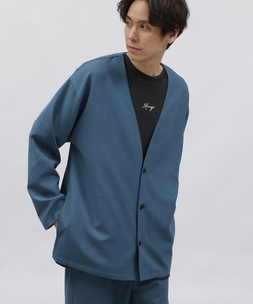 LAKOLE（ラコレ）の「クリンクルカーデ / 107200（カーディガン/ボレロ・メンズ・ブルー/ブラック/チャコール・MEDIUM/LARGE/X-LARGE）」の9枚目の写真