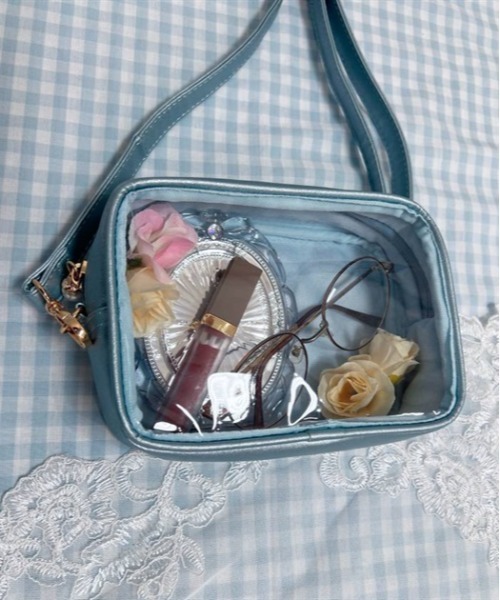 axes femme POETIQUE(アクシーズファムポエティック)の「ラメ推し活マルチポシェット(ショルダーバッグ・レディース・ラベンダー/ピンク/ホワイト/サックスブルー・FREE)」の6枚目の写真