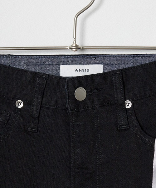 WHEIR(ウェア)の「WHEIR/ウェア ハイパーストレッチジーンズ(デニムパンツ・メンズ・ダークブラック/ワンウォッシュ・31/29/27)」の3枚目の写真