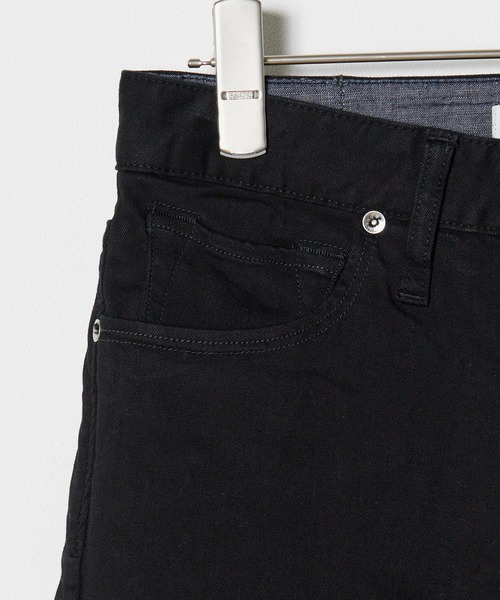 WHEIR(ウェア)の「WHEIR/ウェア ハイパーストレッチジーンズ(デニムパンツ・メンズ・ダークブラック/ワンウォッシュ・31/29/27)」の4枚目の写真