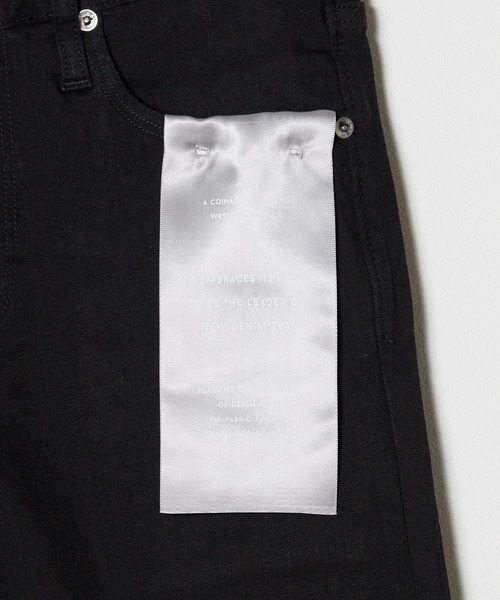 WHEIR(ウェア)の「WHEIR/ウェア ハイパーストレッチジーンズ(デニムパンツ・メンズ・ダークブラック/ワンウォッシュ・31/29/27)」の5枚目の写真