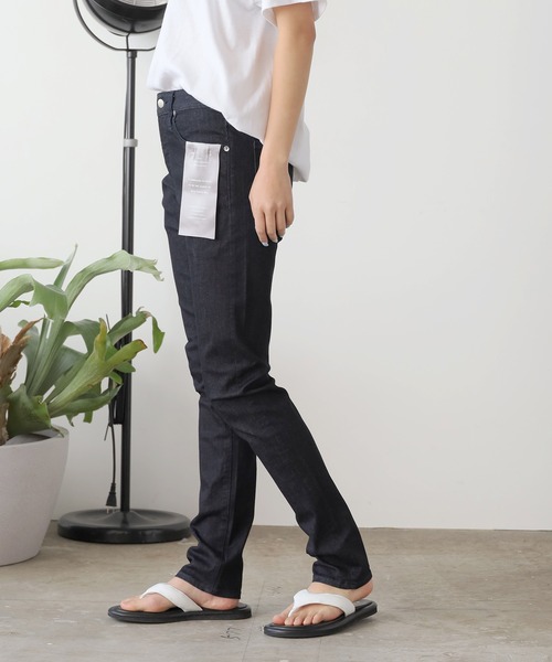 WHEIR(ウェア)の「WHEIR/ウェア ハイパーストレッチジーンズ(デニムパンツ・メンズ・ダークブラック/ワンウォッシュ・31/29/27)」の18枚目の写真