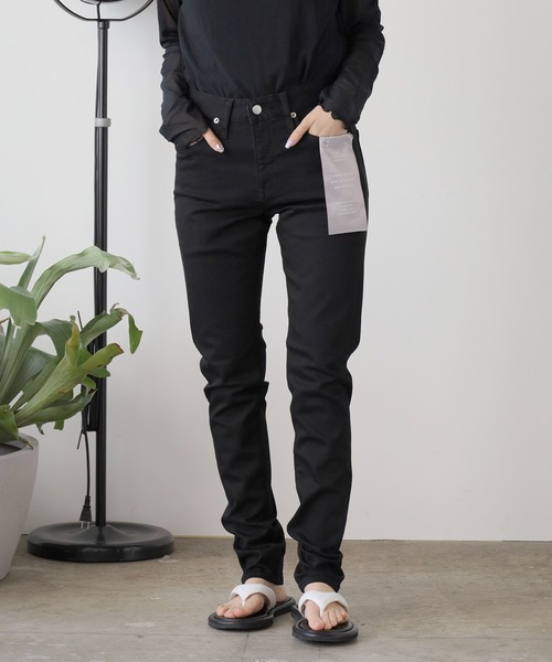 WHEIR(ウェア)の「WHEIR/ウェア ハイパーストレッチジーンズ(デニムパンツ・メンズ・ダークブラック/ワンウォッシュ・31/29/27)」の13枚目の写真