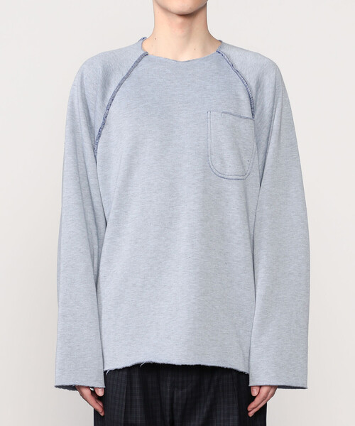 MONITALY（モニタリー）の「MONITALY | 〈別注〉ラグランスリーブスウェット NAVY MEN（スウェット・メンズ・ネイビー・L/XL）」の3枚目の写真