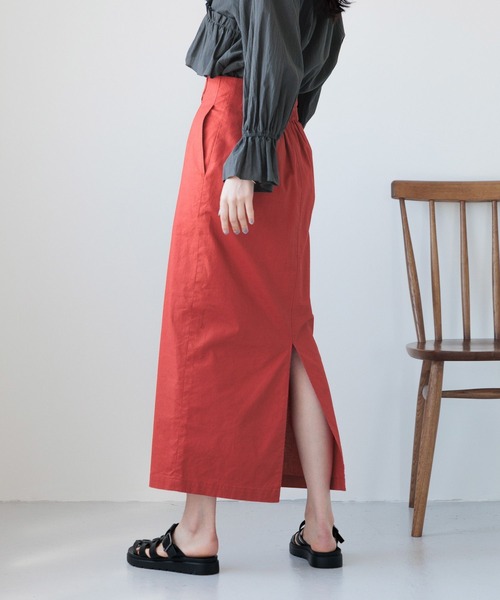 LOWRYS FARM（ローリーズファーム）の「アサタイトスカート 110320（スカート・レディース・レッド/アイボリー/ブラック/ブラウン・MEDIUM/LARGE）」の8枚目の写真