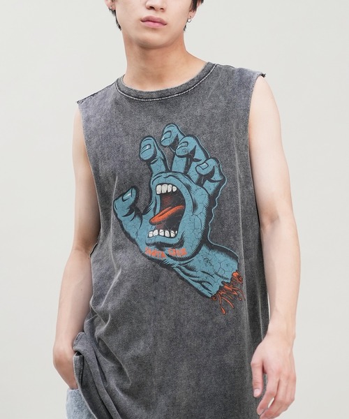 SANTA CRUZ(サンタクルーズ)の「【ムラサキスポーツ限定】SANTACRUZ/サンタクルーズ タンクトップ バックプリント ピグメント 502242407(タンクトップ・メンズ・ブラック系3/ブラック系2/ブラック系4/ブラック系1・L/M/XL)」の3枚目の写真
