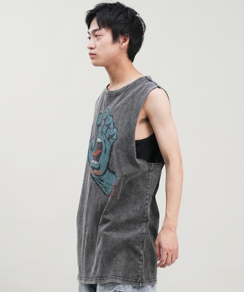 SANTA CRUZ(サンタクルーズ)の「【ムラサキスポーツ限定】SANTACRUZ/サンタクルーズ タンクトップ バックプリント ピグメント 502242407(タンクトップ・メンズ・ブラック系3/ブラック系2/ブラック系4/ブラック系1・L/M/XL)」の10枚目の写真