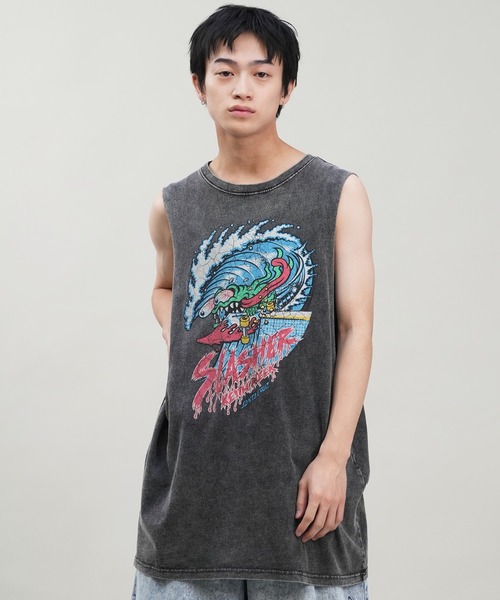 SANTA CRUZ(サンタクルーズ)の「【ムラサキスポーツ限定】SANTACRUZ/サンタクルーズ タンクトップ バックプリント ピグメント 502242407(タンクトップ・メンズ・ブラック系3/ブラック系2/ブラック系4/ブラック系1・L/M/XL)」の16枚目の写真