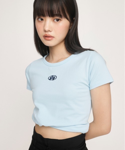 SLY（スライ）の「SLY LOGO TINY T/SH スライ ロゴ タイニー Tシャツ