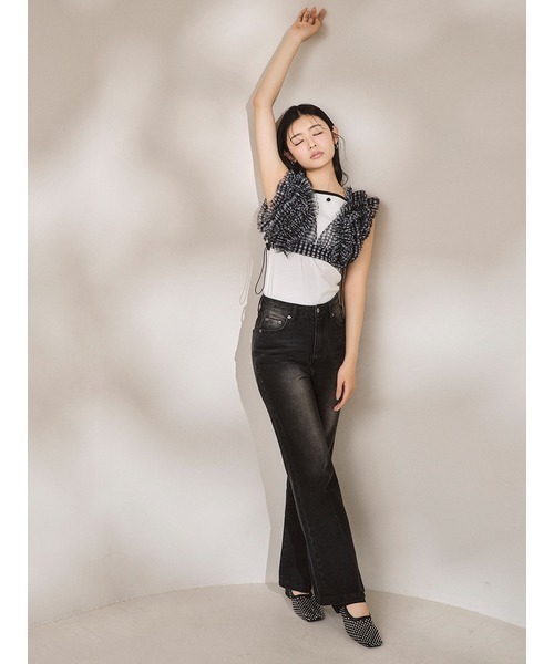 LILY BROWN(リリーブラウン)の「カップインローズキャミソール(キャミソール・レディース・ホワイト/ブラック/ミント/その他・FREE)」の10枚目の写真