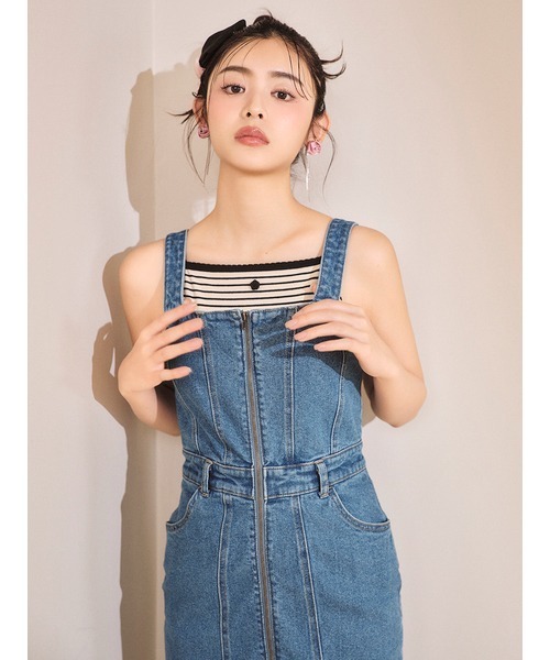 LILY BROWN（リリーブラウン）の「カップインローズキャミソール