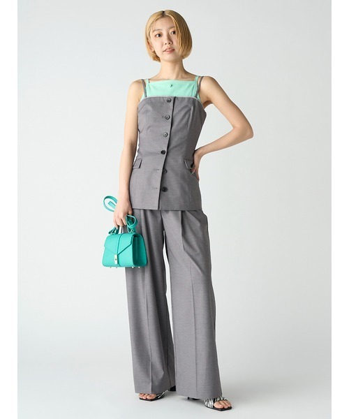 LILY BROWN(リリーブラウン)の「カップインローズキャミソール(キャミソール・レディース・ホワイト/ブラック/ミント/その他・FREE)」の16枚目の写真