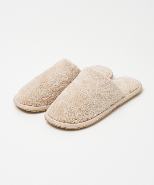 collex（コレックス）の「パイル×ラバースリッパ（ルームシューズ/スリッパ・レディース・グレー/チャコールグレー/ベージュ・M/L）」の8枚目の写真