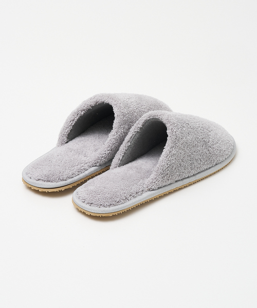 collex（コレックス）の「パイル×ラバースリッパ（ルームシューズ/スリッパ・レディース・グレー/チャコールグレー/ベージュ・M/L）」の11枚目の写真