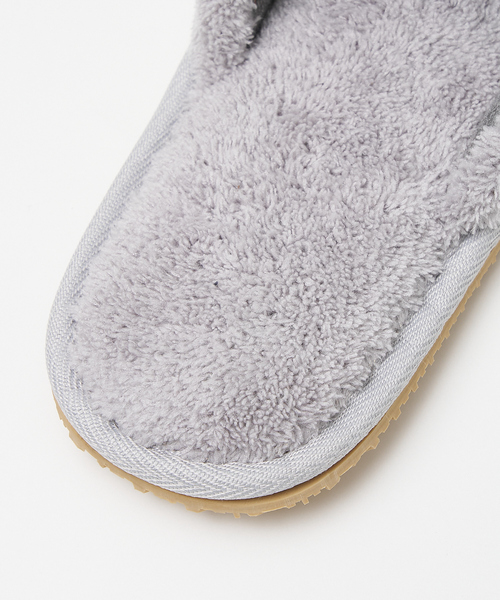 collex（コレックス）の「パイル×ラバースリッパ（ルームシューズ/スリッパ・レディース・グレー/チャコールグレー/ベージュ・M/L）」の15枚目の写真