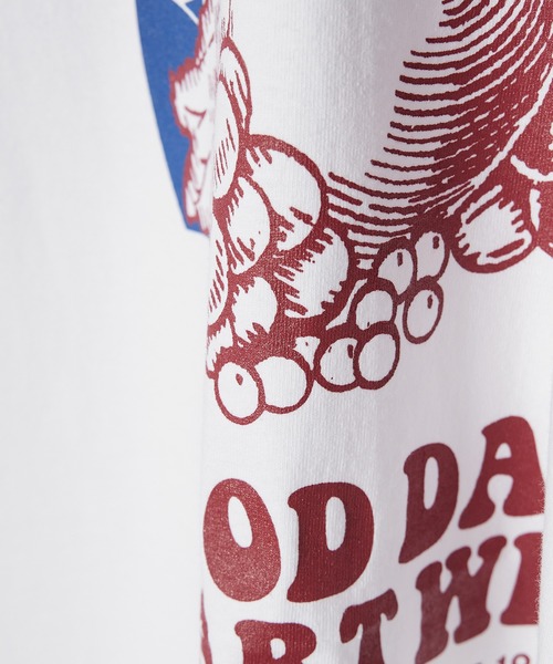 FRUIT OF THE LOOM（フルーツオブザルーム）の「FRUIT OF THE LOOM/フルーツオブザルーム FTL プリントTシャツ31（Tシャツ/カットソー・メンズ・ブルー/レッド/パープル・M/L/XL）」の9枚目の写真