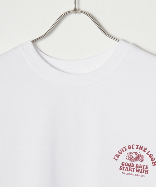 FRUIT OF THE LOOM（フルーツオブザルーム）の「FRUIT OF THE LOOM/フルーツオブザルーム FTL プリントTシャツ31（Tシャツ/カットソー・メンズ・ブルー/レッド/パープル・M/L/XL）」の4枚目の写真