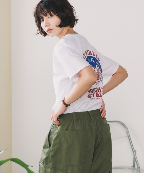 【未使用タグ付き】FRUIT OF THE LOOM × LULU 別注TEE FRUIT OF THE LOOM/フルーツオブザルーム FTL プリントTシャツ31