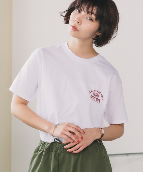 【未使用タグ付き】FRUIT OF THE LOOM × LULU 別注TEE スタンダードクルーT【2枚組】 | Fruit of the Loom | 公式
