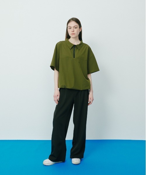 KACCO(カッコ)の「《ユニセックスアイテム》4WAY STRECH POLO SHIRTS / 4way ストレッチドロスト付きアクティブポロ(Tシャツ/カットソー・メンズ・グレー/カーキ/ブラック・LARGE/MEDIUM/SMALL)」の12枚目の写真