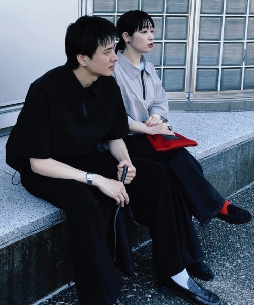 KACCO(カッコ)の「《ユニセックスアイテム》4WAY STRECH POLO SHIRTS / 4way ストレッチドロスト付きアクティブポロ(Tシャツ/カットソー・メンズ・グレー/カーキ/ブラック・LARGE/MEDIUM/SMALL)」の14枚目の写真